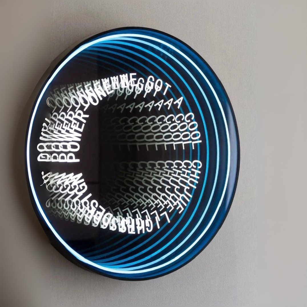 3d Infinity Mirror Custom Led Sign Neon Light Sign Infinity Led Mirror Infinity Mirror Neon
